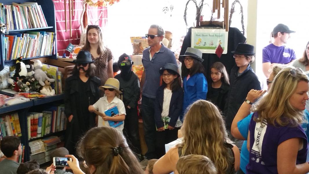 Stuart Gibbs signing at Once Upon A Time Bookstore