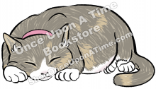 Pippi Sleep Sticker on a white background